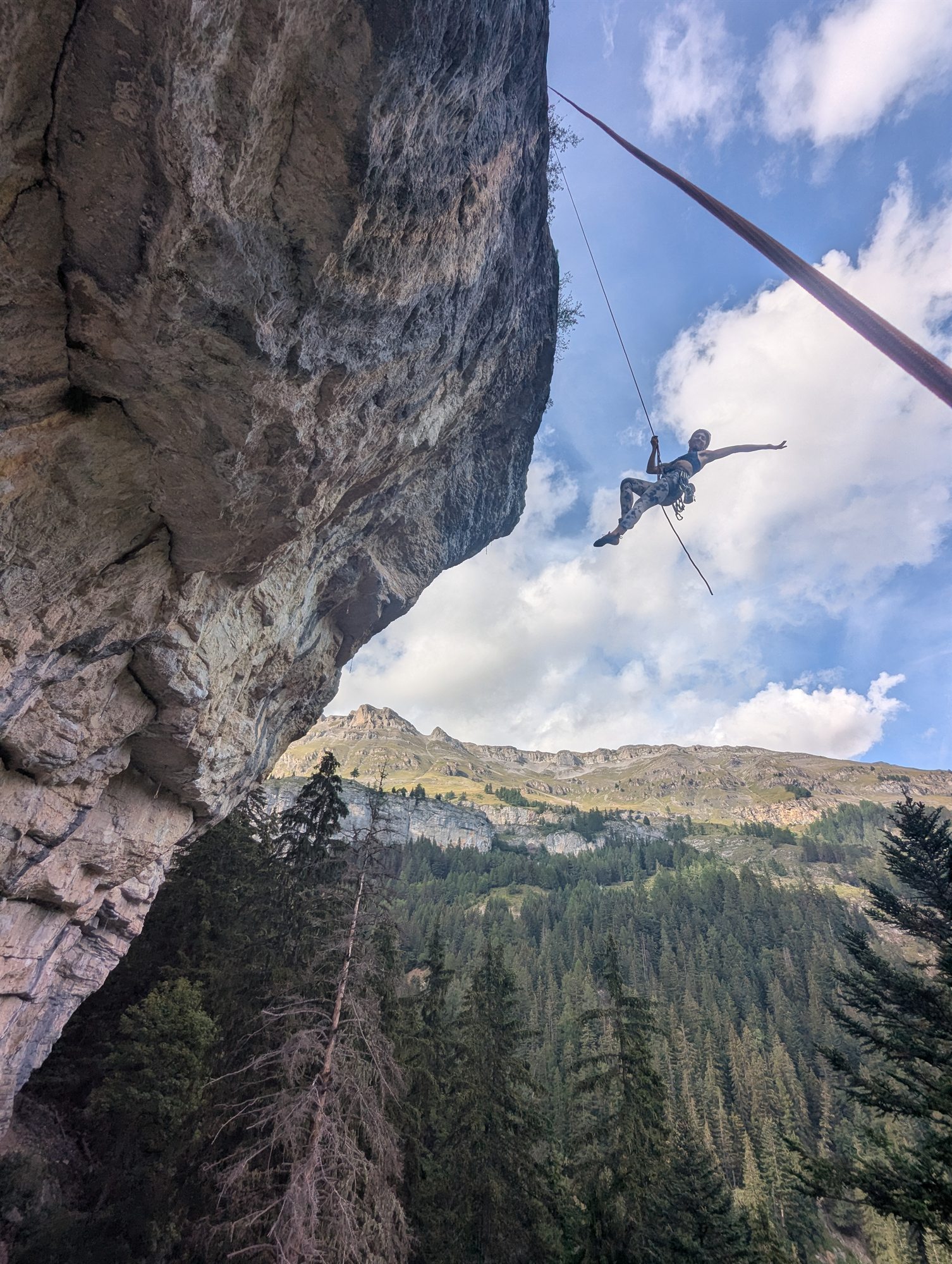 Assurage dynamique en escalade